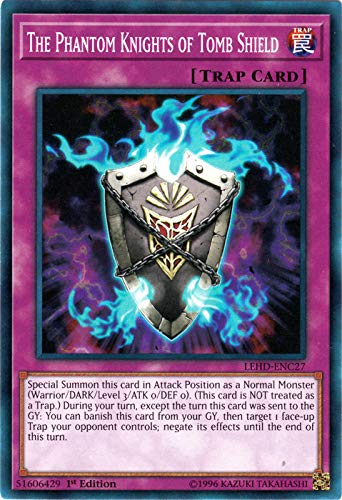 Yu-Gi-Oh! - The Phantom Knights of Tomb Shield - LEHD-ENC27 - Common - 1st Edition - Legendary Hero Decks - Phantom Knights Deck