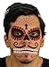 Tinsley Transfers Ruby Sugar Skull Day of The Dead Temporary Face Tattoo Kit for Men or Women