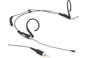 Rode HS2-BL Black Lightweight Headset Condenser Microphone, Large