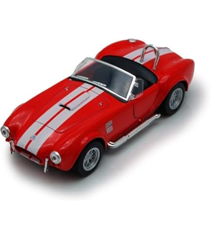 Amazon.com: 1964 Shelby Cobra 427 S/C Convertible Sports Car, Red