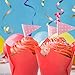Tulip Cupcake Liners - 100-Pack Medium Baking Cups, Muffin Wrappers, Perfect for Birthday Parties, Weddings, Baby Showers, Bakeries, Catering, Restaurants, Red