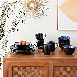 Gibson Soho Lounge Round Reactive Glaze Stoneware