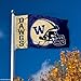 College Flags & Banners Co. Washington Huskies Football Flag Large 3x5