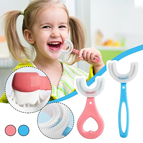 Kids UShaped Toothbrush For 26 Years, Food Grade Soft Silicone Brush