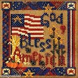 Mill Hill Beads and Button Cross Stitch Kit - God Bless America