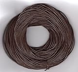 1 MM Brown Leather Cord, 25 Meter Hank (82 Feet))