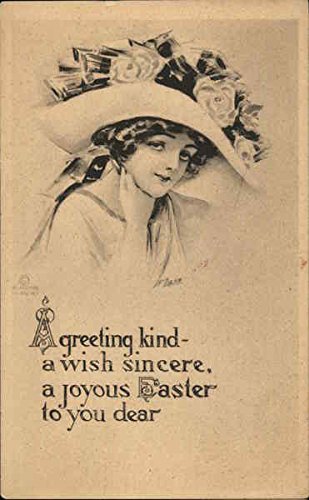 A greeting kind – a wish sincere, a joyous Easter to you dear Original Vintage Postcard A greeting kind – a wish sincere, a joyous Easter to you dear Original Vintage Postcard