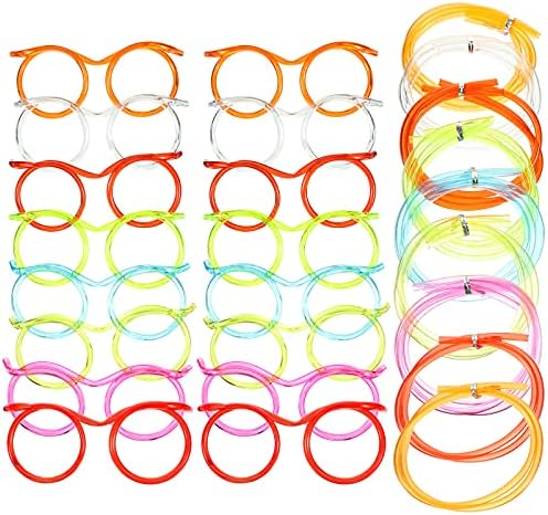 Buy LHTHT Eye Straws,Straw Glasses,Silly Straws In Three Styles Reusable Novelty And Creative Straws Perfect Party Supplies Birthday Supplies