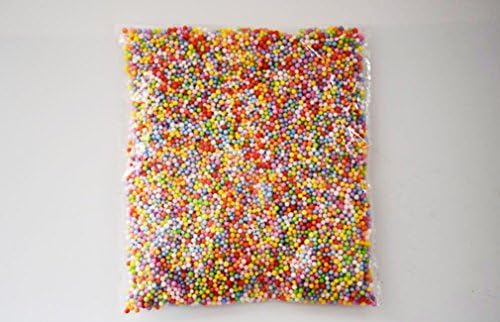 Tinuos Lots Assorted Colors Crafts Polystyrene Styrofoam Filler Foam Mini Beads Balls