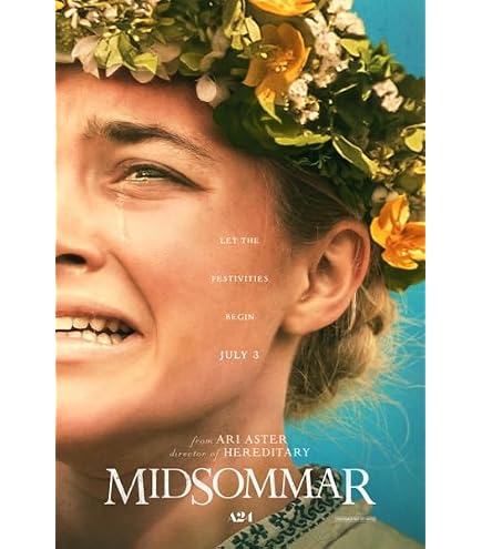 Amazon.com: Tomorrow sunny Midsommar Movie Poster A24 Ari Aster