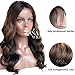 ZANA Body Wave Brazilian Human Hair Wigs for Black Women Glueless Lace Front Wigs Two Tone Ombre Color