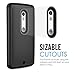 Droid Maxx 2 Case, MoKo [Shock Absorption] Slim Dual Layer Protective Case with Soft Silicone Bumper and Rigid PC Back Cover for Motorola Droid Maxx 2 / Moto X Play - Black