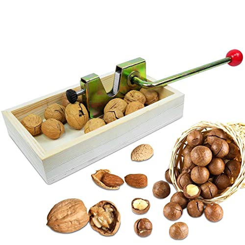 CHAOMIC Nut Cracker, Adjustable Macadamia Nutcracker Nut Cracker Tongs