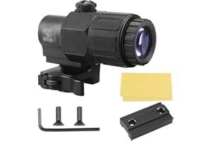 AIMSNIPER G33/G43/G45 3X/5X Riflescope Magnifier for Holographic Sights & red dot Sight