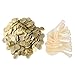 Mudder 12 Pieces Gold Confetti Balloons Clear Balloons 12 Inches with 20 g Golden Paper Confetti Dots for Party Decorations