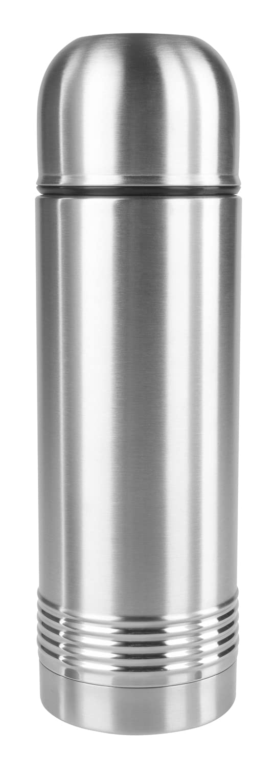 Emsa 618501600 Senator Safe Loc insulated flask, 0.5 litres, stainless steel