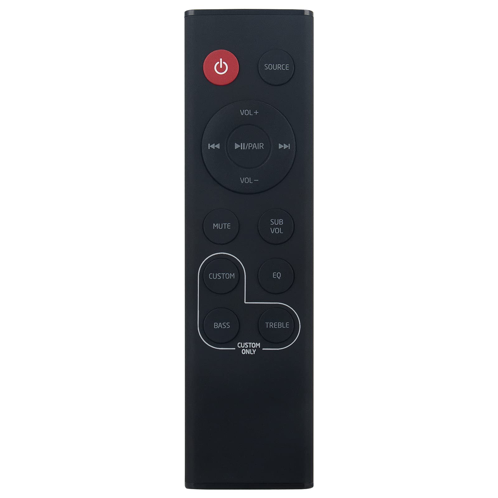 VINABTY RM-STHD588 Remote Control Replacement fit for JVC Sound bar TH-D258B TH-D227B TH-D337B THD227B THD337B RM-STHD588 RMSTHD588 RM STHD588 Remote Control