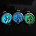 HOUSWEETY Aromatherapy Essential Oil Diffuser Necklace - Locket Pendant,5 Colorful Pads+2 Noctilucent Pads