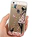 iPhone 5 5S Case, JAHOLAN Amusing Whimsical Design Clear Bumper TPU Soft Case Rubber Silicone Cover for iPhone 5/5S/SE - Flower Small Girl