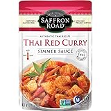 Saffron Road Simmer Sauce, Thai Red Curry, 7 Ounce (Pack of 8)