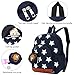Vox Kids' Backpack, 12.6 inch Preschool Toddler Bag with Cartoon Star, Dark Blue