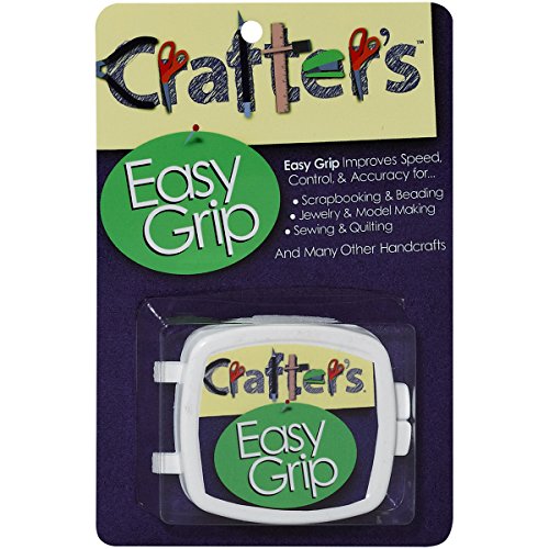 Lee Products Crafter's Easy Grip Fingertip Grip Enhancer, Clear