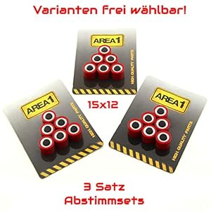 Variogewichten Variorollen 15×12 3-delige stemset Variomatik gewichten (4,0/4,5/5,0 gram)