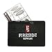 Fireside Supplies Fishing Survival Card with Bonus Black Leather Case – 21-in-1 Stainless Steel Survival Multitools – Fishing Tools for Hiking and Camping