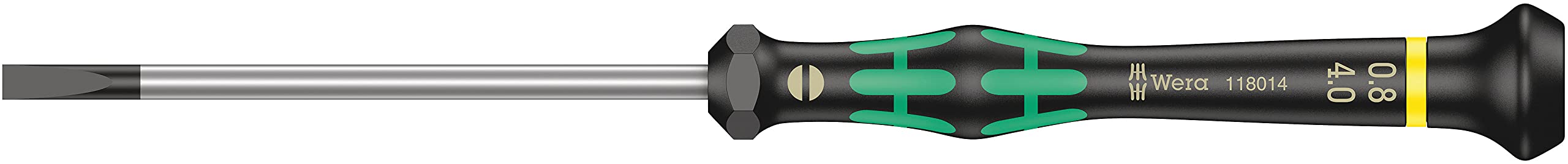Wera Kraftform 2035 Micro Screwdriver - Slotted Tip 4.0 Mm