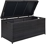 Crosley Furniture Palm Harbor Outdoor Wicker Storage Bin - Brown