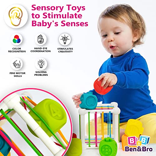 Ben and Bro Baby Shape Sorter Toy for Early Learning, Montessori Toys