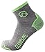 CloudLine Merino Wool 1/4 Top Running & Athletic Socks- Light Cushion- Mfr in US