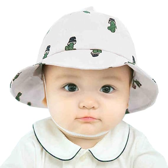 newborn white sun hat