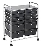 ECR4Kids 12-Drawer Mobile Organizer, 31.75