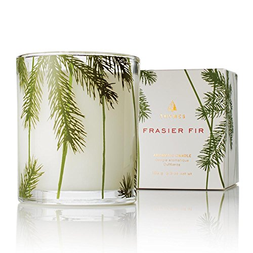 Thymes Frasier Fir Pine Needle Candle β Holiday Candles for Home Scented