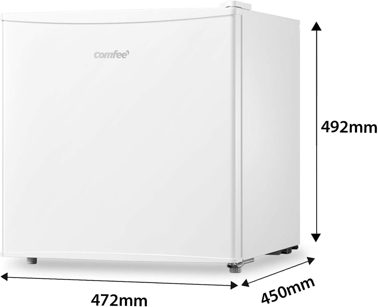 COMFEE’ 32L Freezer RCD53WH1 (E) Mini Freezer with Reversible Door
