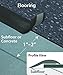 Cal-Flor GM66503 ToughTrim Heavy Duty Self Adhesive Vinyl Molding Trim Kit, Pewter/Gray