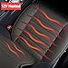 Big Ant Heated Seat Cushion, 12V Sleek Design Nonslip Car Heat Seat Cushions Cover Pad Winter Warmer - Universal Fit for Auto Supplies Home Office Chair(Black)