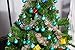 Juvale 48-Pack Mini Christmas Tree Ornaments - Teal Shatterproof Small Christmas Balls Decoration, Assorted 3-Finish Pearly Luster, Matte, Glitter, Hanging Plastic Bauble Holiday Decor, 1.5 Inches