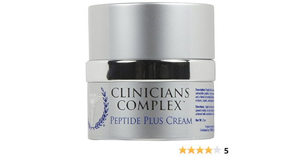 clinicians complex peptide plus cream