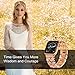 Fresheracc Compatible with Apple Watch Band 38mm 40mm Women iWatch Bands Series 4, Series 3, Series 2, Series 1, Hollow Out Stone Jewelry Replacement Wristband Straps (Rose Gold 38mm 40mm)