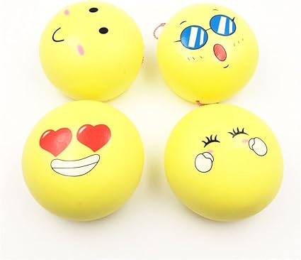 squishy smiley face ball