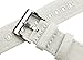 22mm White - BARTON Canvas Quick Release Watch Band Straps - Choose Color & Width - 18mm, 19mm, 20mm, 21mm, 22mm, 23mm, or 24mm