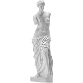 BNPUHIU Venus de Milo Statue, Greek Roman Mythology Goddess Aphrodite Statue, Great Art for Home or Office Decor 11 x 3.15 x 2.16 Inches - White