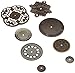 Prima Marketing MECH-61060 Mechanicals Metal Embellishments, Washers, 8-Pack