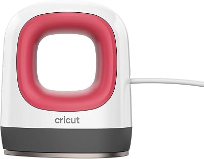 Cricut EasyPress Mini Raspberry Compact Heat Press for HTV Infusible Ink