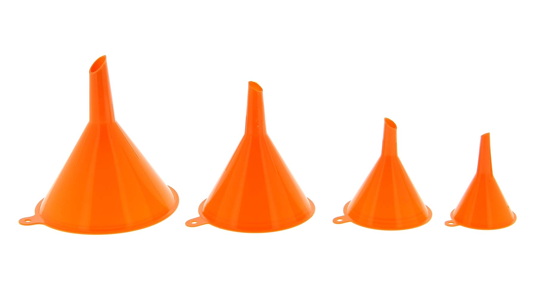 XL Tech 300604 Set of 4 Funnels Diameter: 50/75/100/120 mm, Oil- and Hydrocarbon-Resistant