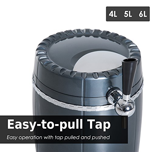 Portable 10 Liter Mini Keg Refrigerator Beer Cooler and