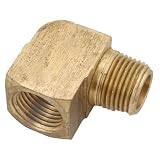 Anderson Metals 756116-04 1/4-Inch Low Lead Brass 90-Degree Angle Street Elbow