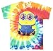 Minions Hippie Minion Mens Tie Dyed T-Shirt (Large)